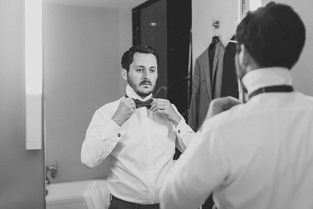 Candid wedding getting ready pictures by Clean Plate Pictures, Hudson Valley wedding photographer.