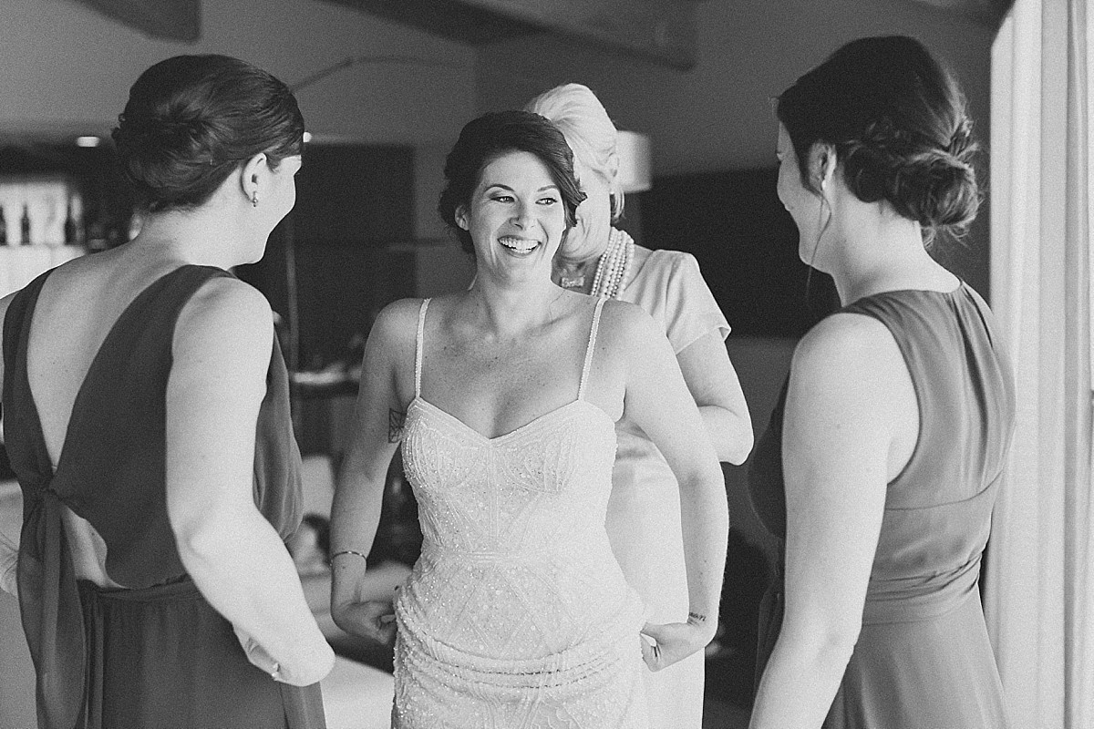 Candid wedding getting ready pictures by Clean Plate Pictures, Hudson Valley wedding photographer.