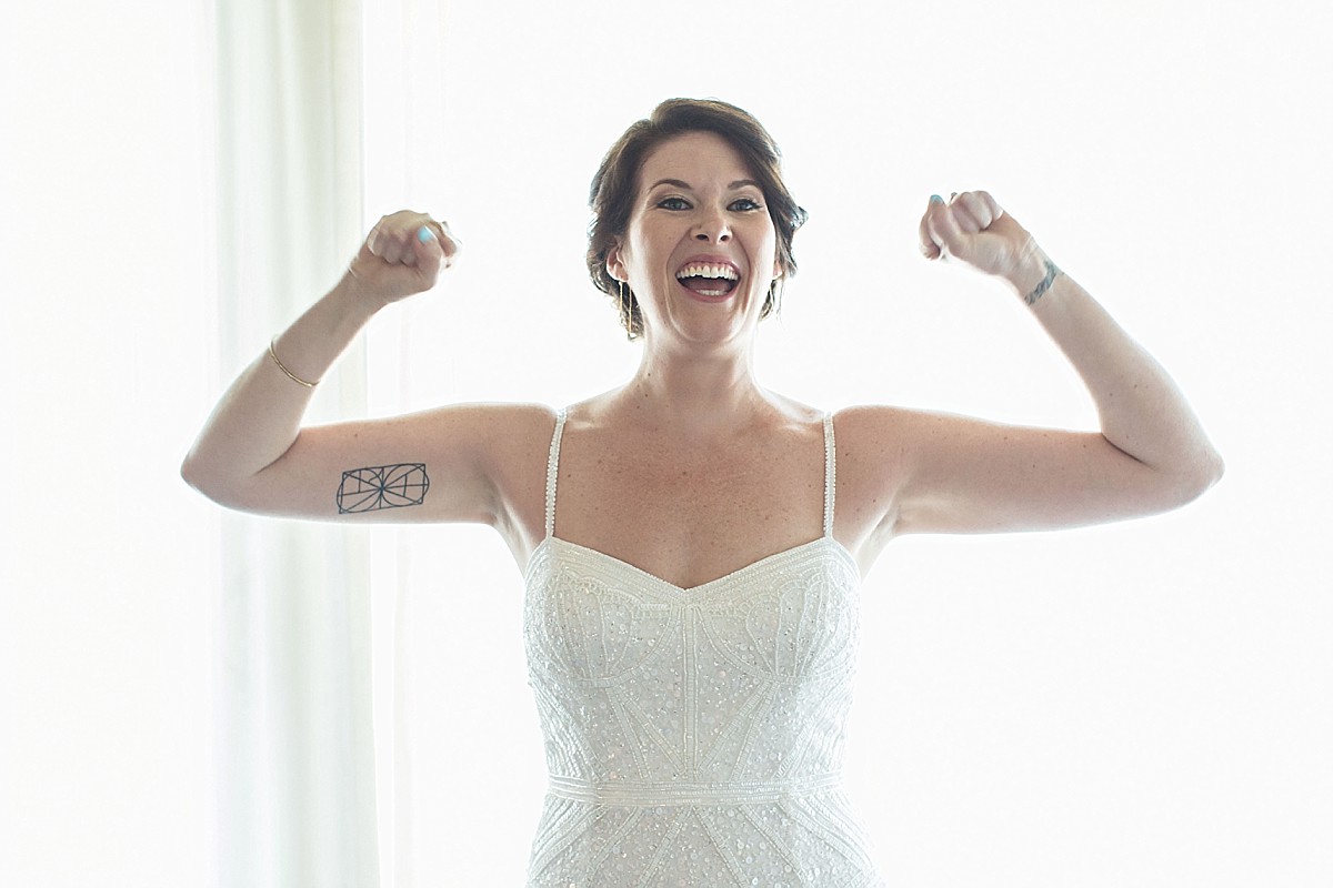 Fun, candid bridal portraits by Clean Plate Pictures, Hudson Valley Wedding Photographer