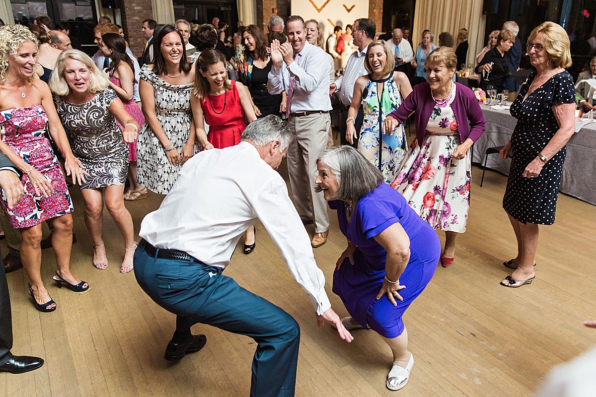 Candid wedding reception dancing photos at a Roundhouse, Beacon NY wedding by Clean Plate Pictures, Hudson Valley wedding photographer.