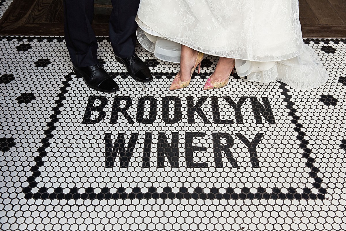 Brooklyn Winery wedding shoe photos by Clean Plate Pictures, Brooklyn Wedding Photographer