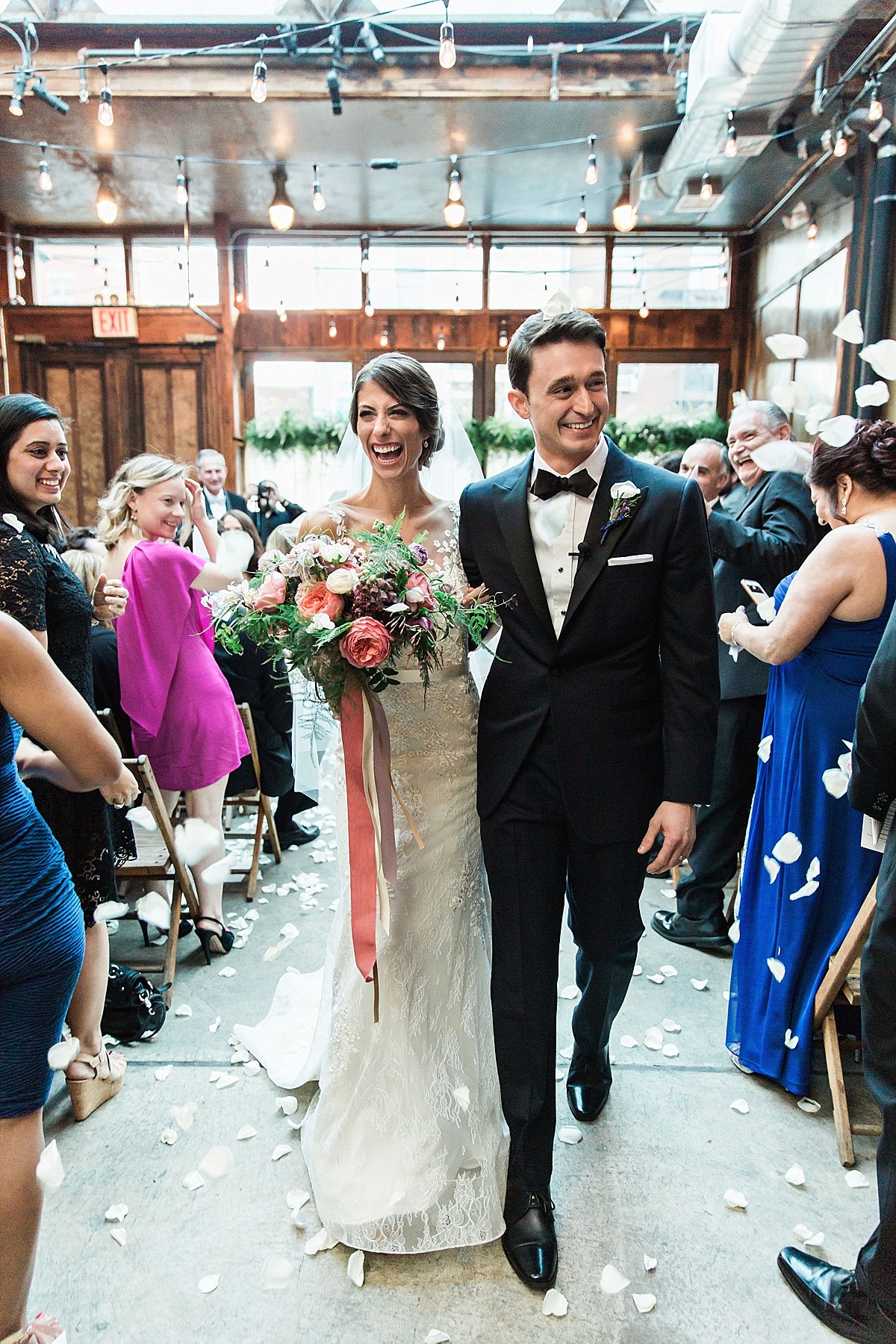 Authentic, candid ceremony photography at the Brooklyn Winery in Williamsburg, by Clean Plate Pictures, Brooklyn wedding photographer.