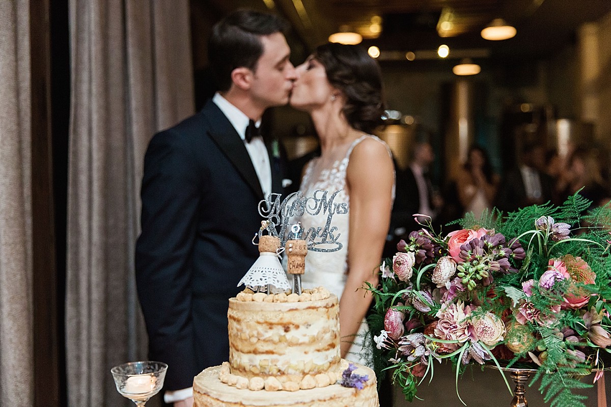 Cake Cutting photos at the Brooklyn Winery in Williamsburg, NY by Clean Plate Pictures, Brooklyn Winery Wedding Photographer